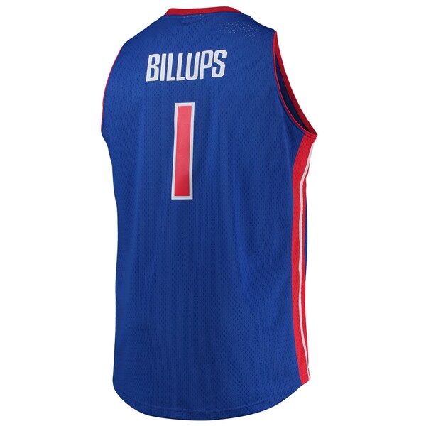 Chauncey Billups Detroit Pistons 2003/04 Big & Tall Hardwood Classics Swingman Jersey - Blue - Image 3