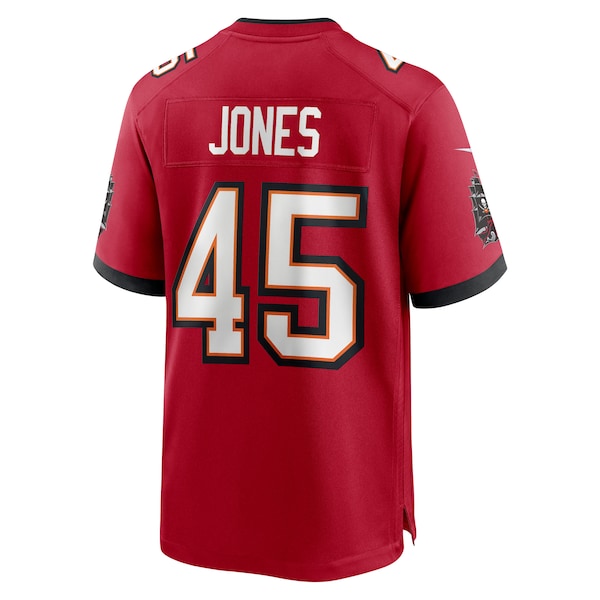 Deion Jones Tampa Bay Buccaneers Nike Team Game Jersey - Red - Image 3