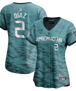 Yandy D¨ªaz American League Nike Women's 2023 MLB All-Star Game Limited Player Jersey - Teal