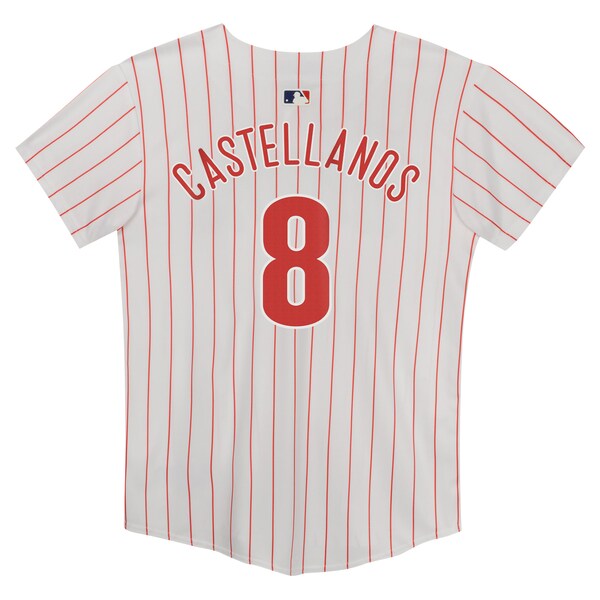 Nick Castellanos Philadelphia Phillies Nike Preschool Home Game Jersey - White - Image 3
