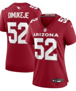 Victor Dimukeje Arizona Cardinals Nike Women's  Game Jersey -  Cardinal