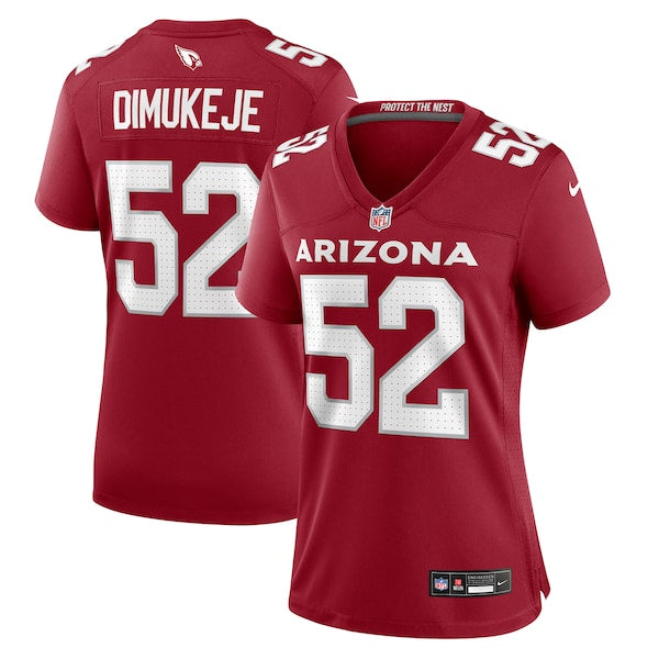 Victor Dimukeje Arizona Cardinals Nike Women's Game Jersey - Cardinal