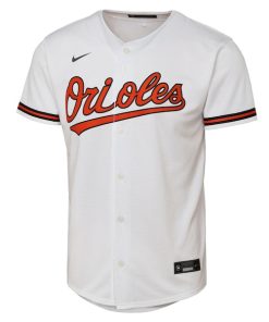 Alternative view of Gunnar Henderson Baltimore Orioles Nike Youth Home Replica Player Jersey - White