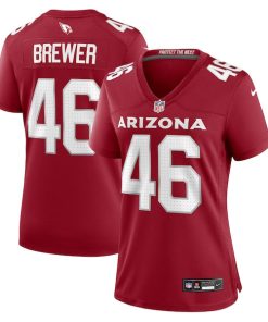 Aaron Brewer Arizona Cardinals Nike Women's Game Jersey - Cardinal