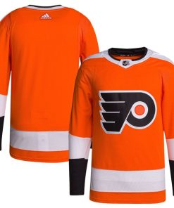 Philadelphia Flyers adidas Men's Home Primegreen Authentic Blank Jersey - Orange