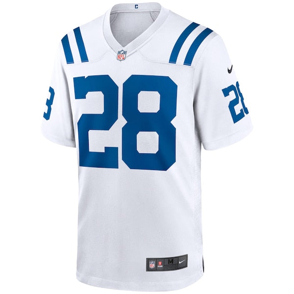 Jonathan Taylor Indianapolis Colts Nike Game Jersey - White/Royal - Image 3