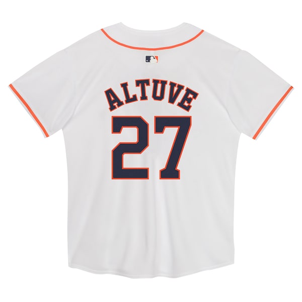 Jose Altuve Houston Astros Nike Preschool Home Game Jersey - White - Image 2