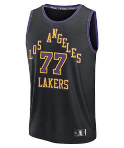 Alternative view of Luka Don?i? Los Angeles Lakers  2025/26 City Edition Fast Break Jersey - Black