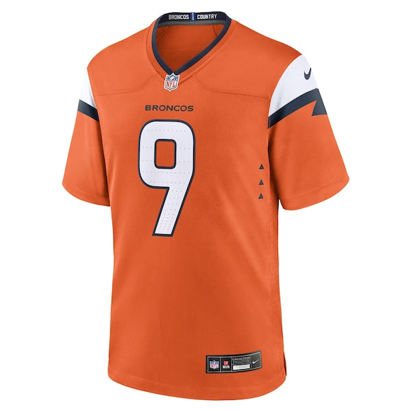 Talanoa Hufanga Denver Broncos Nike Team Game Jersey - Orange - Image 2