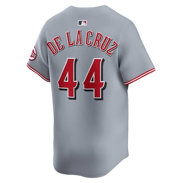 Elly De La Cruz Cincinnati Reds Nike Road Limited Player Jersey - Gray - Image 4