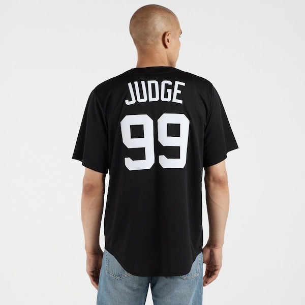 Aaron Judge New York Yankees Nike Lights Out Replica Player Jersey - Black - Image 6