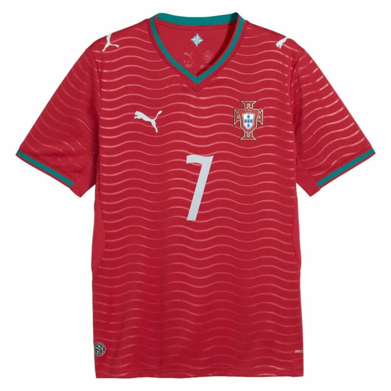 Cristiano Ronaldo Portugal National Team Puma 2026 Youth Home Replica Jersey - Red - Image 2
