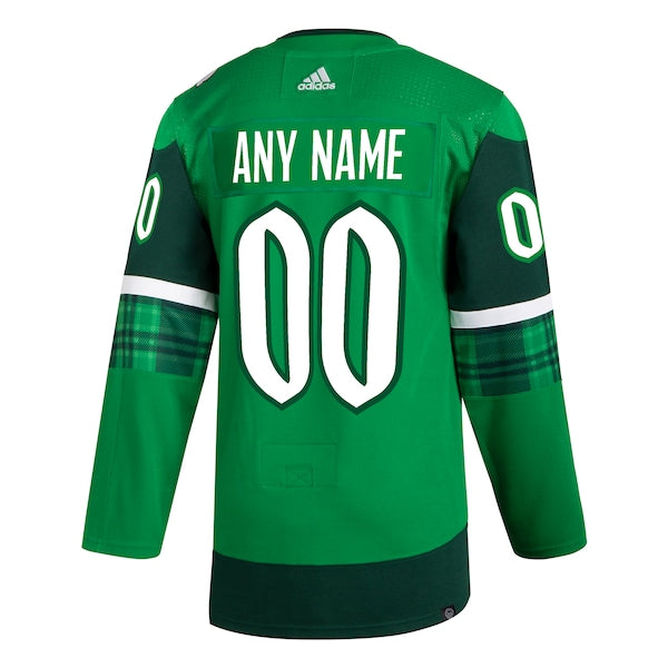 Ottawa Senators adidas St. Patrick's Day Authentic Custom Jersey - Kelly Green - Image 3