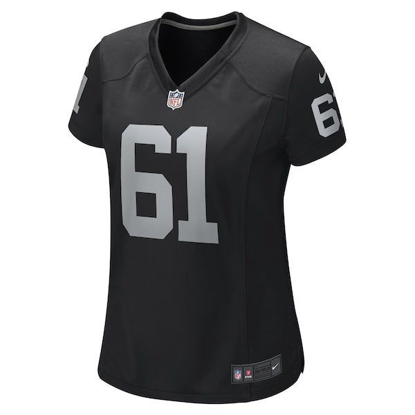 Jordan Meredith Las Vegas Raiders Nike Women's Game Player Jersey - Black - Image 2