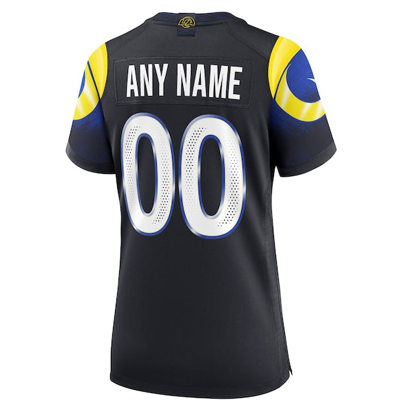 Los Angeles Rams Nike Women's 2025 Rivalries Collection Custom Game Jersey - Midnight Blue/White/Royal - Image 4
