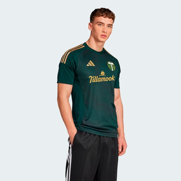 Portland Timbers adidas 2025 Forever Green & Gold Replica Jersey - Green - Image 8