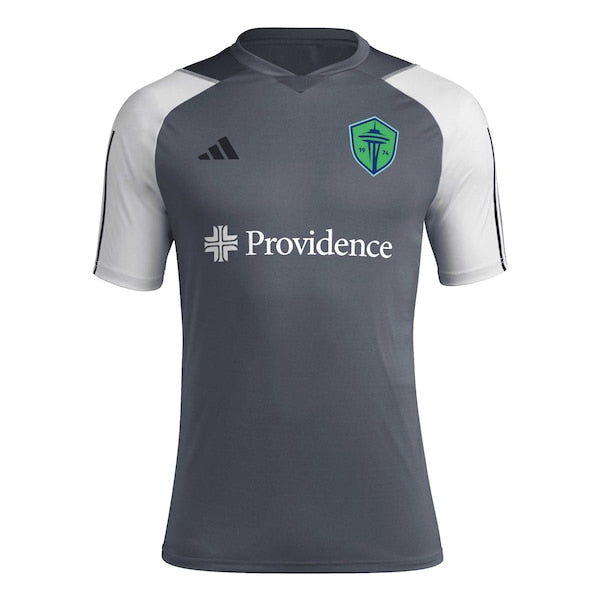Seattle Sounders FC adidas 2024 AEROREADY Training Jersey - Gray - Image 2