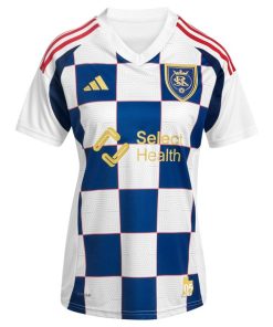 Alternative view of Real Salt Lake adidas Women's 2025 Grid City Replica Jersey - White
