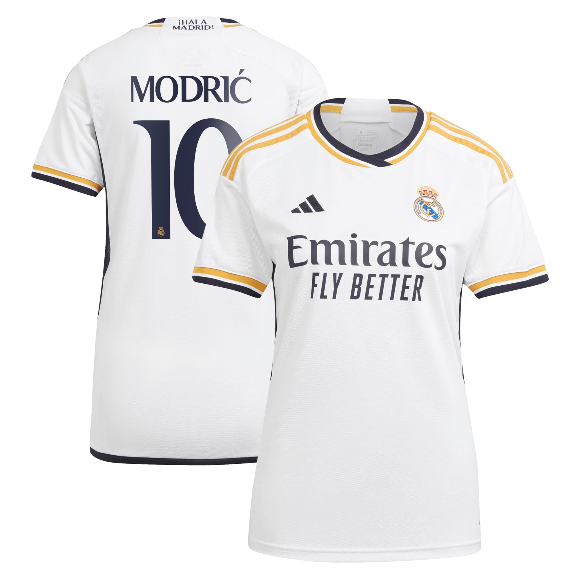Luka Modric Los Merengues adidas Women's 2023/24 Away Replica Player Jersey - Navy/White - Image 5