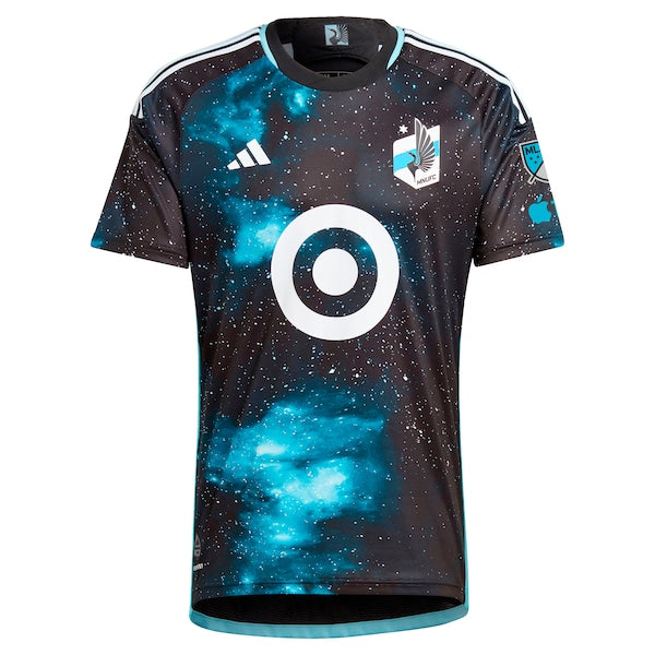 Minnesota United FC adidas 2024 Starry Night Authentic Jersey - Black - Image 3