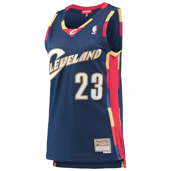 LeBron James Cleveland Cavaliers Women's Hardwood Classics Swingman Jersey - Navy - Image 2
