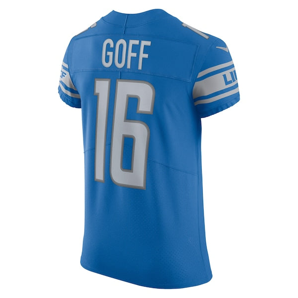 Jared Goff Detroit Lions Nike Vapor Elite Player Jersey - Blue - Image 3