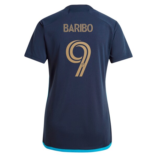 Tai Baribo Philadelphia Union adidas Women's 2024 The XV Kit Replica Player Jersey - Navy - Image 3