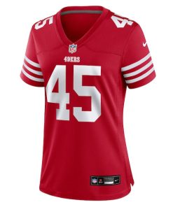 Alternative view of Nick Martin San Francisco 49ers Nike Women's Team Game Jersey -  Scarlet