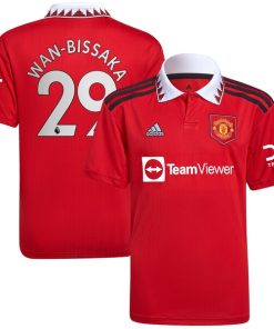 Aaron Wan-Bissaka Manchester United adidas Youth 2022/23 Home Replica Player Jersey - Red