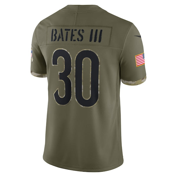 Jessie Bates III Cincinnati Bengals Nike 2022 Salute To Service Limited Jersey - Olive - Image 3