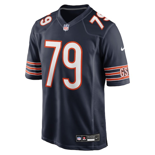 Theo Benedet Chicago Bears Nike Team Game Jersey - Navy - Image 2