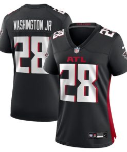 Carlos Washington Jr. Atlanta Falcons Nike Women's Team Game Jersey -  Black