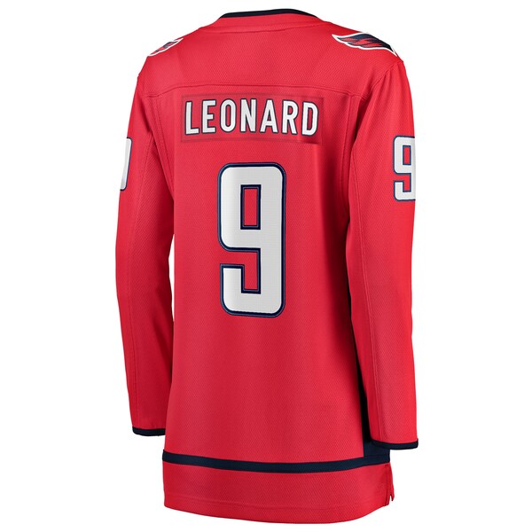 Ryan Leonard Washington Capitals Women's Home Breakaway Player Jersey - Red - Image 3
