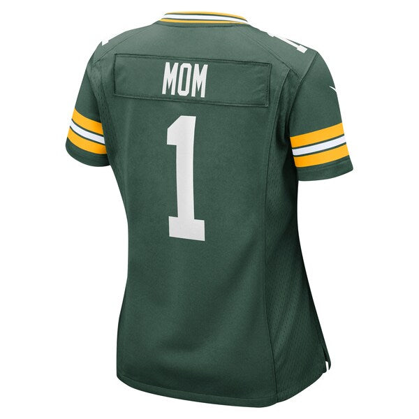 Number 1 Mom Green Bay Packers Nike Women's Game Jersey - Green - Image 3
