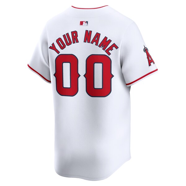 Los Angeles Angels Nike Youth Home Limited Custom Jersey - White - Image 3