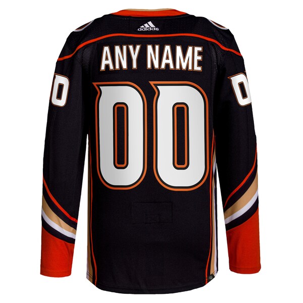 Anaheim Ducks adidas Home Primegreen Authentic Custom Jersey - Black - Image 3