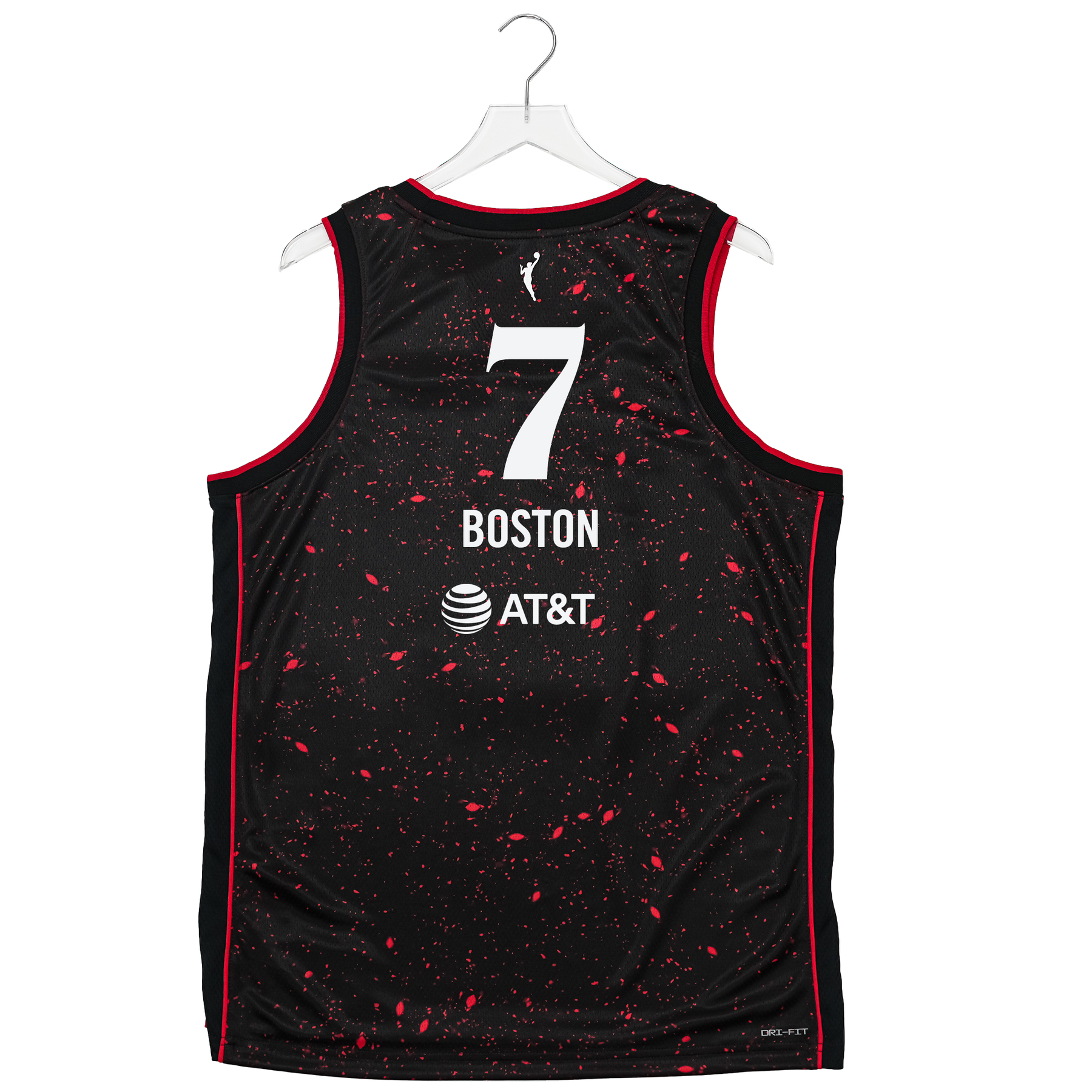 Adult Indiana Fever #7 Aliyah Boston Stranger Things Rebel Swingman Jersey - Rebel Edition - Black - Image 2