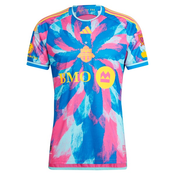 Toronto FC adidas 2024 The Energy Kit Authentic Patch Jersey - Pink - Image 2