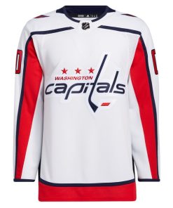 Alternative view of Washington Capitals adidas  Away  Primegreen Authentic Custom Jersey - White