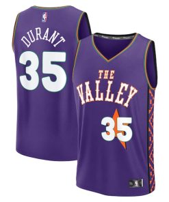 Kevin Durant Phoenix Suns  Youth 2024/25 Fast Break Player Jersey - City Edition - Purple