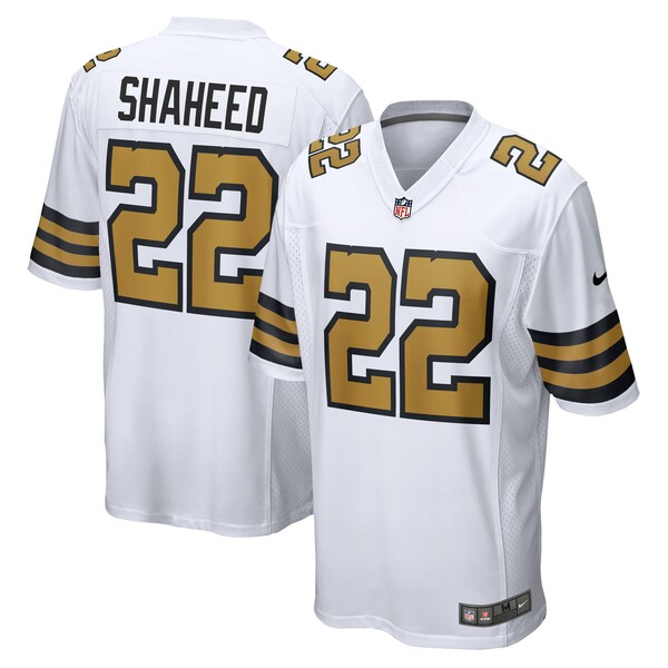 Rashid Shaheed New Orleans Saints Nike Alternate Game Jersey - White/Black - Image 2