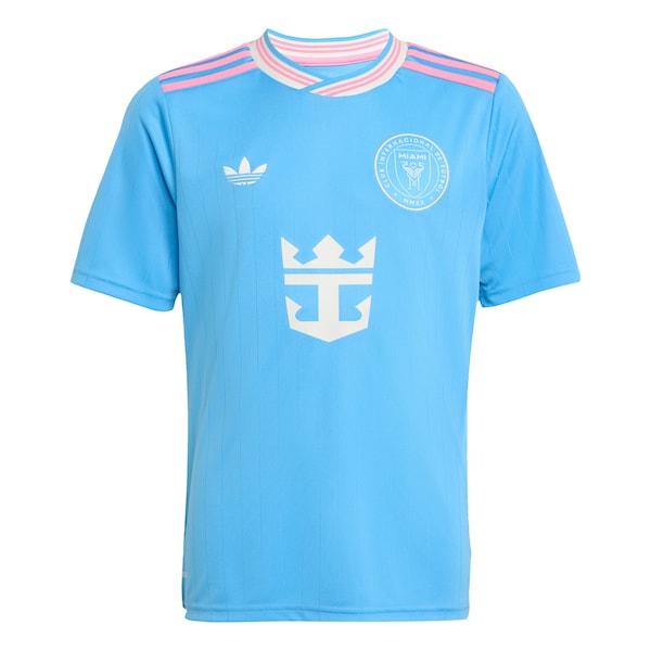 Lionel Messi Inter Miami CF adidas Originals Youth 2025 Third Replica Player Jersey - Blue - Image 2