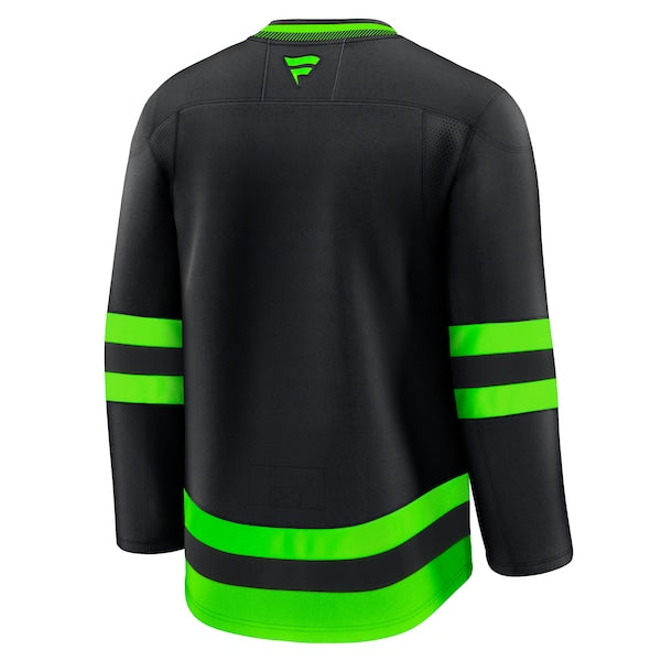 Dallas Stars Alternate Premium Jersey - Black/Kelly Green/White - Image 5