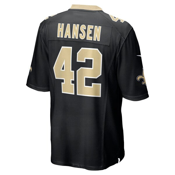 Chase Hansen New Orleans Saints Nike Game Jersey - Black - Image 3