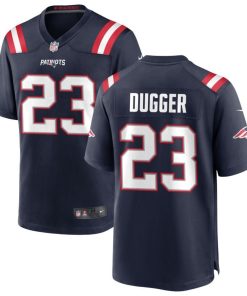 Kyle Dugger New England Patriots Nike Team Game Jersey -  Navy