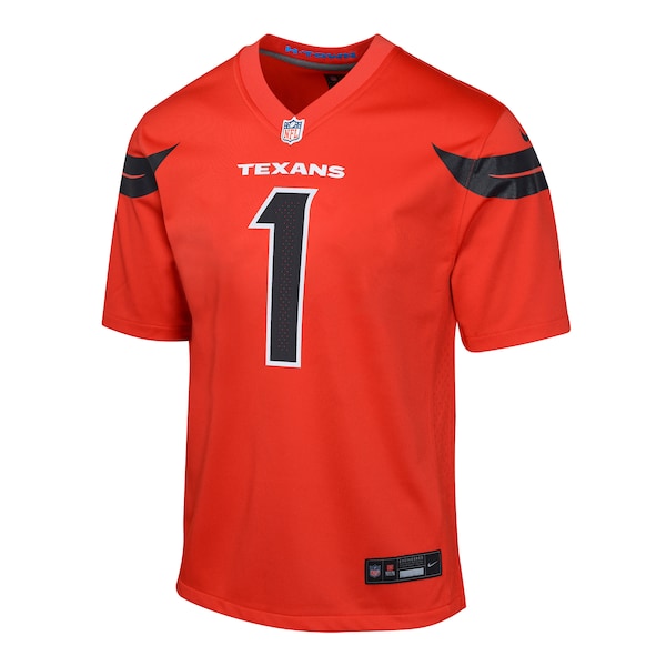 Stefon Diggs Houston Texans Nike Youth Alternate Player Game Jersey - Red - Image 2