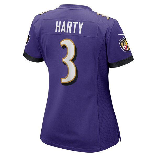 Deonte Harty Baltimore Ravens Nike Women's Game Jersey - Purple - Image 3