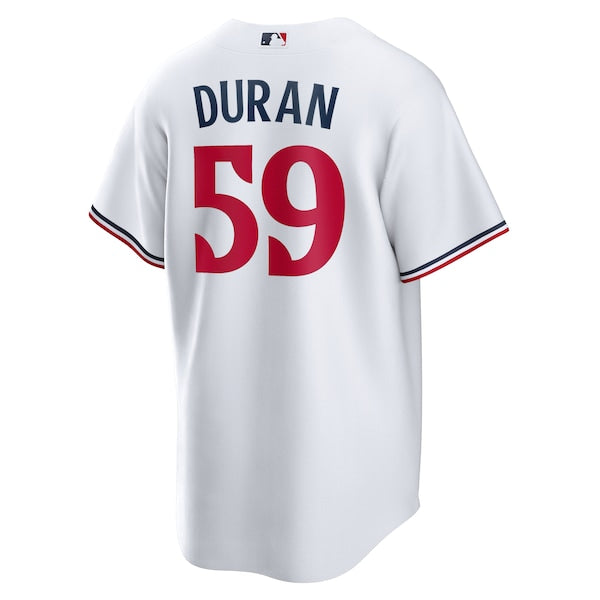 Jhoan Duran Minnesota Twins Nike Home Replica Jersey - White - Image 3