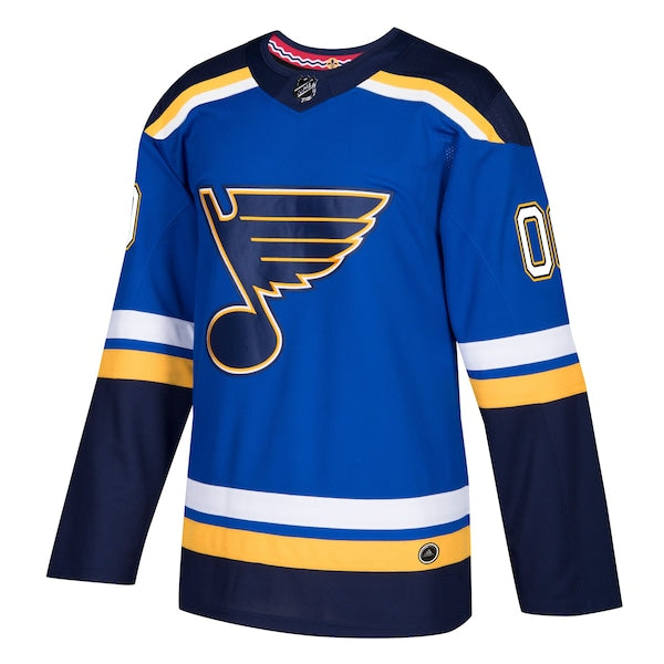 St. Louis Blues adidas Authentic Custom Jersey - Blue - Image 2