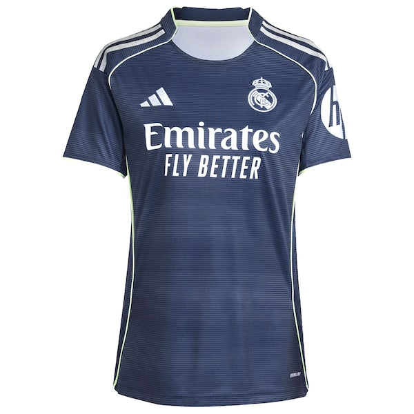 Jude Bellingham Los Merengues adidas Women's 2025/26 Away Replica Player Jersey - Blue/White - Image 3